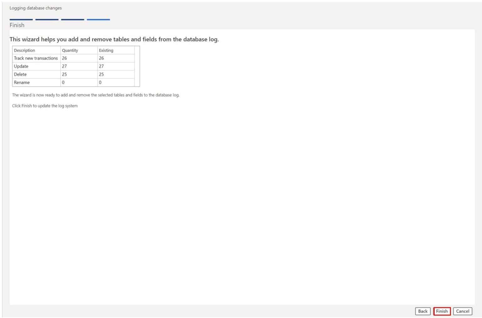 Database Logging D365 Finance and Operations Dynamics Tips