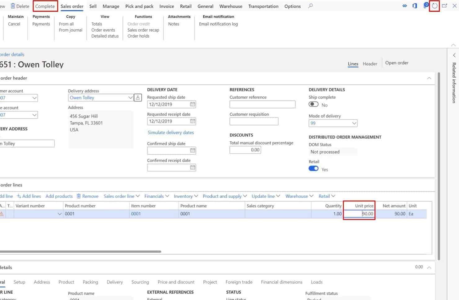 dynamics for sales pricing