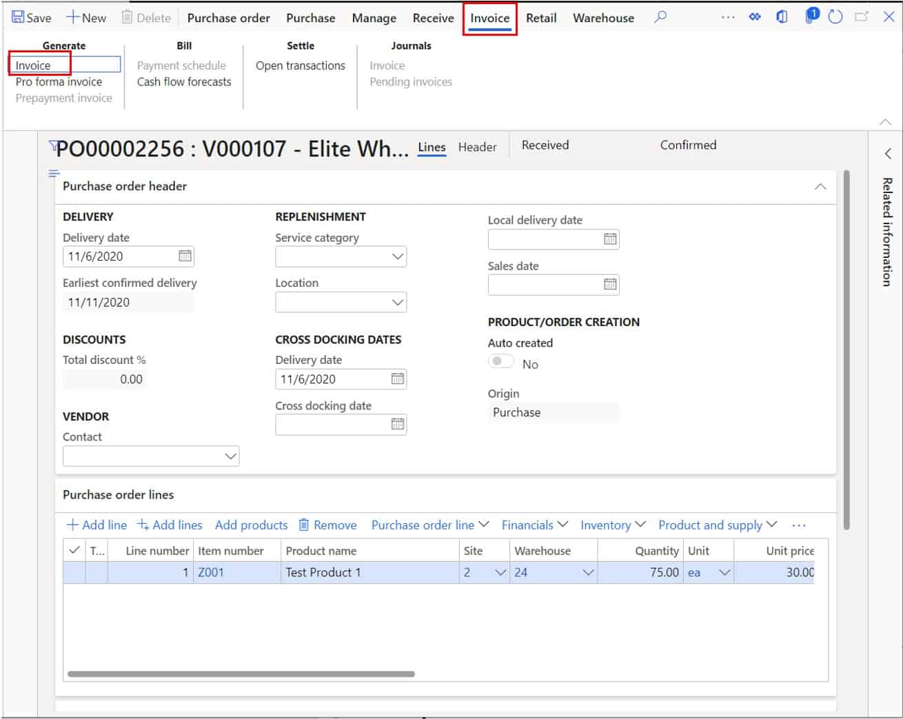 how-to-process-a-purchase-order-d365-finance-and-operations-dynamics