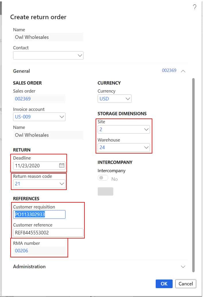 Process a Return Order: D365 Finance and Operations – Dynamics Tips