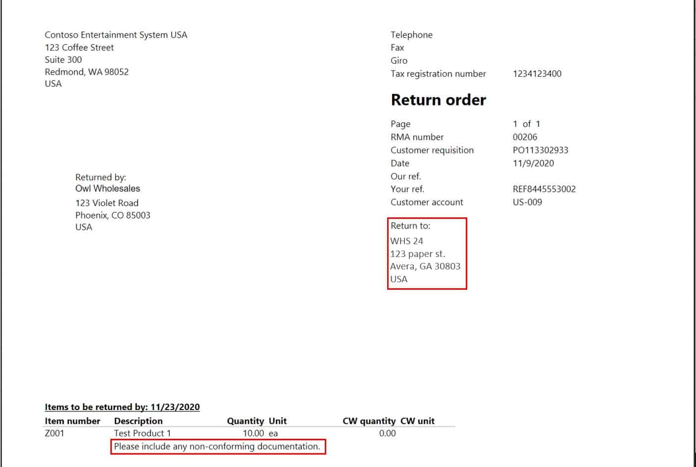 Process a Return Order: D365 Finance and Operations – Dynamics Tips
