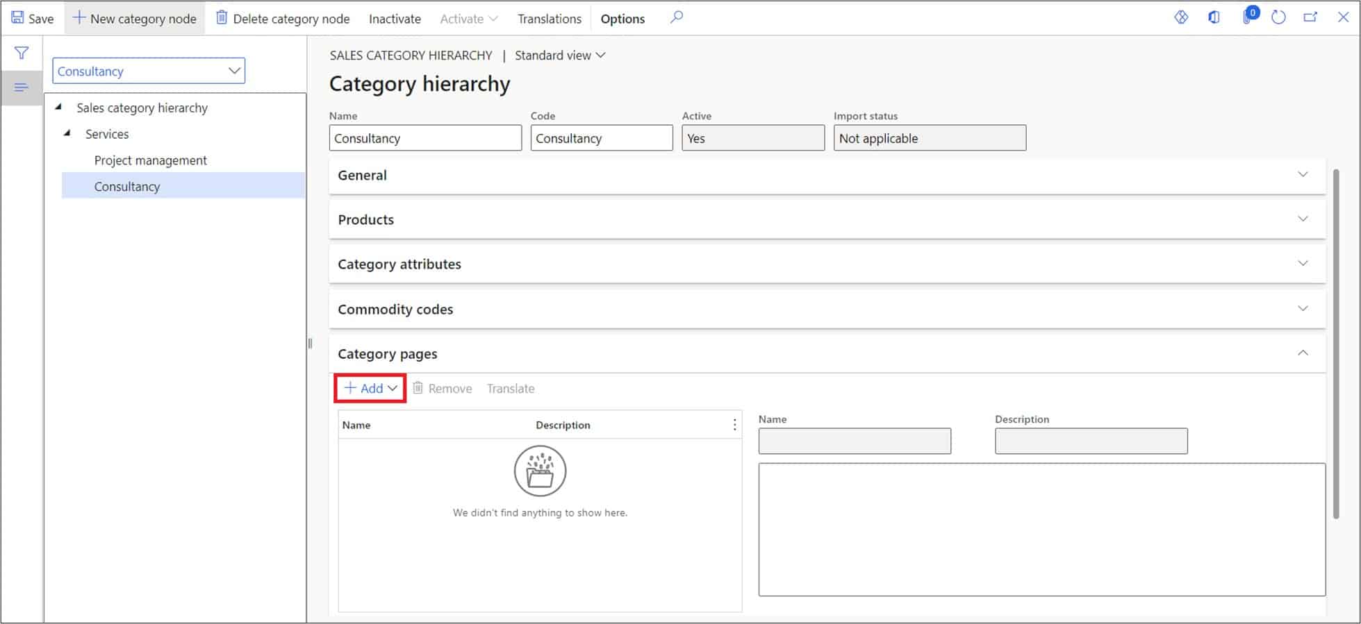 Sales Categories D365 Finance and Operations Dynamics Tips